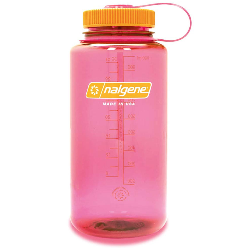 bottle NALGENE Wide Mouth Sustain 1.0 L flamingo pink